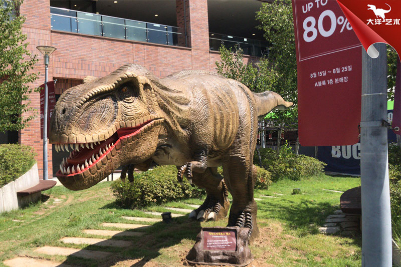 大洋藝術(shù)恐龍入駐韓國(guó)樂(lè)天百貨