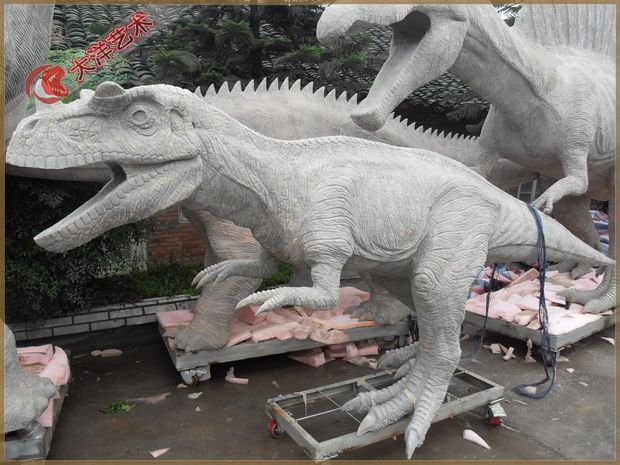 仿真恐龍制作現(xiàn)場-角鼻龍制作現(xiàn)場