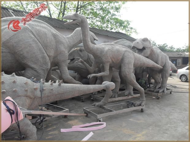 仿真恐龍制作現(xiàn)場-蜥腳類制作現(xiàn)場