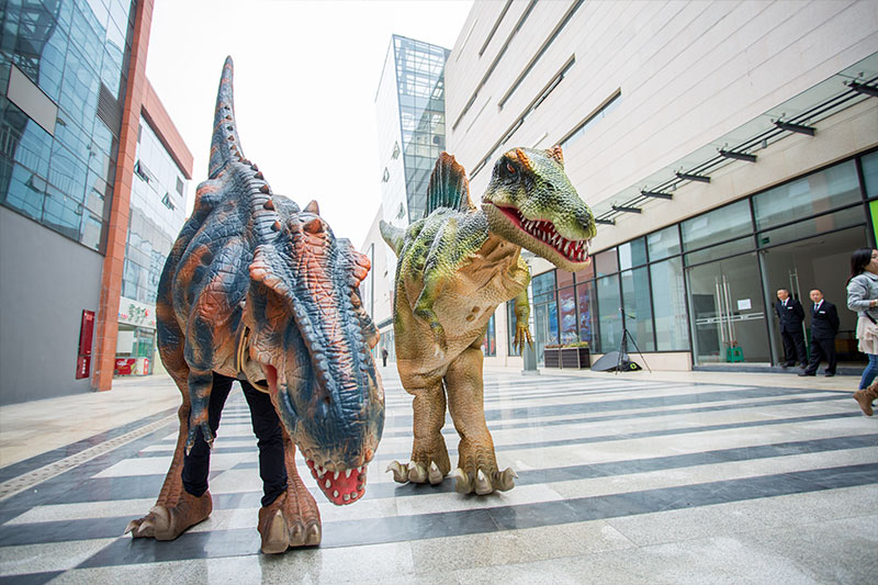  恐龍表演服，仿真恐龍皮套