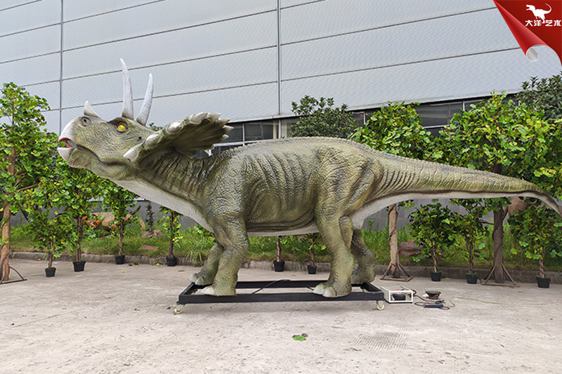 仿真三角龍模型，大型恐龍仿真