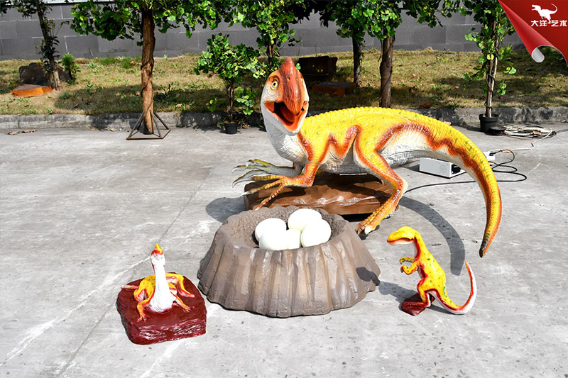 仿真竊蛋龍，仿真恐龍模型租售服務(wù)