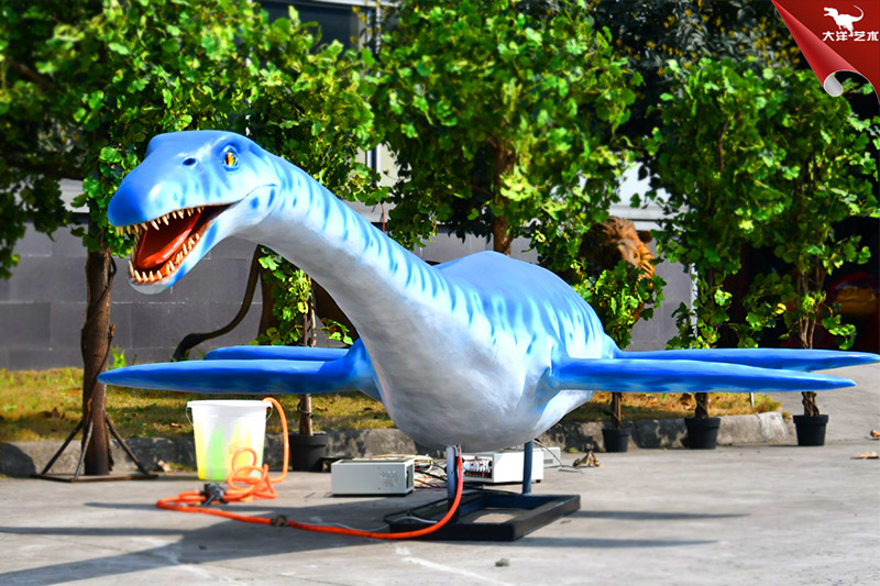 仿真恐龍視頻展示，蛇頸龍