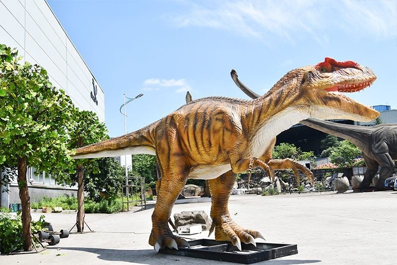 霸王龍，能叫會動的恐龍模型