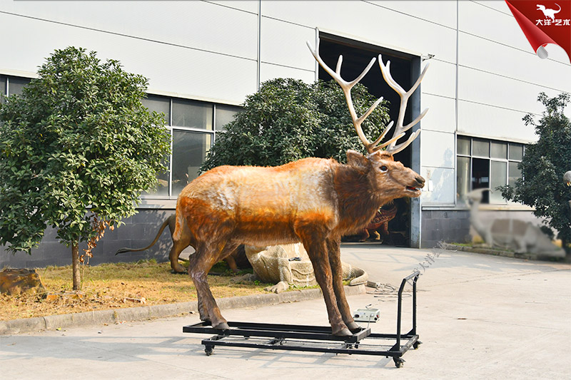 仿真麋鹿模型 動物仿真模型廠家
