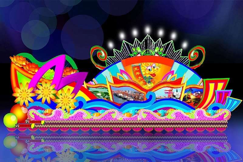 花車彩車制作-彩車彩船制作公司