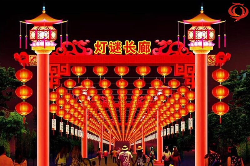 《燈謎長廊》彩燈設(shè)計(jì)